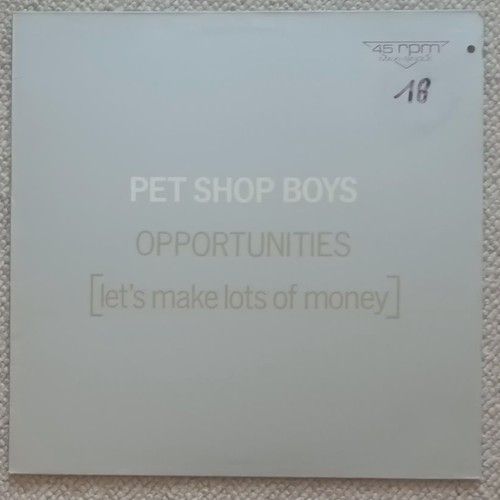 Pet shop boys opportunities - pet,