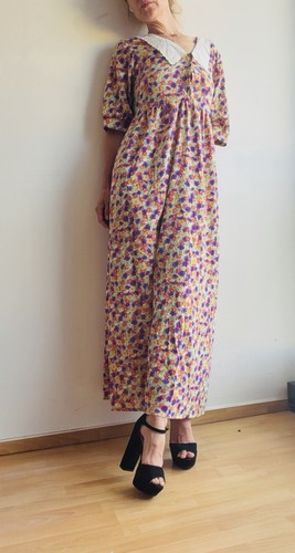 Shein maxikleid floral - l,